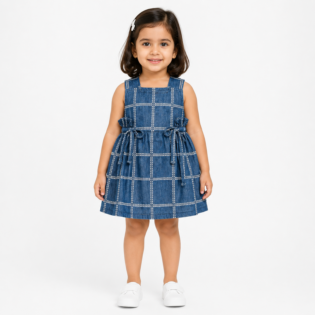 Plaid Pinafore Dress - KinderMox